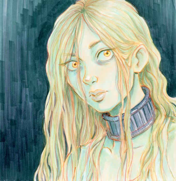 First II - Marker and pencil