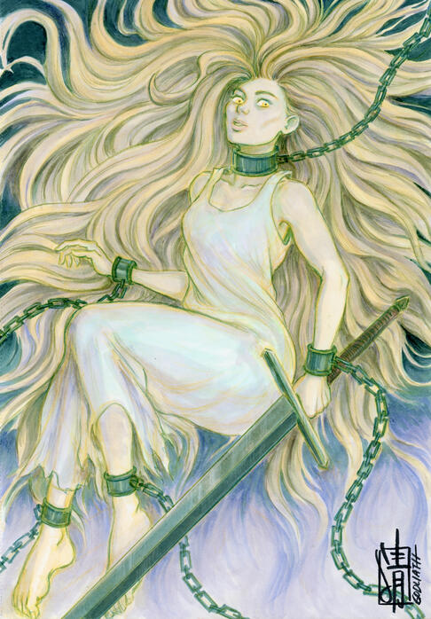 First - Marker and pencil