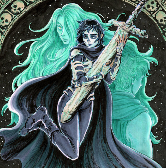 Harrow the Ninth - Marker and pencil